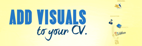 ADD VISUALS to your CV.