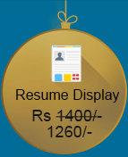 Resume Display Rs 1260 