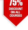 75% Discount on All Courses