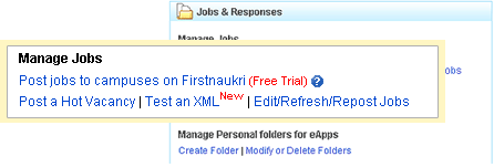 Jobs and Responses
